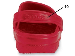 Crocs Cayman von hinten