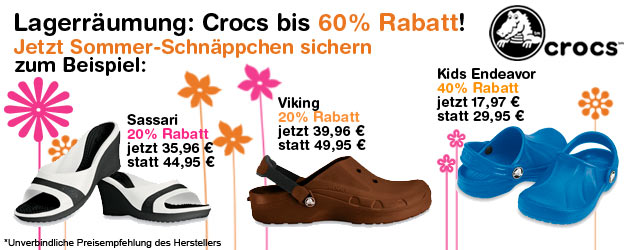 Crocs Angebot